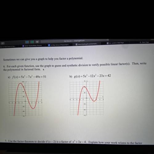 How do I solve 6a and 6b