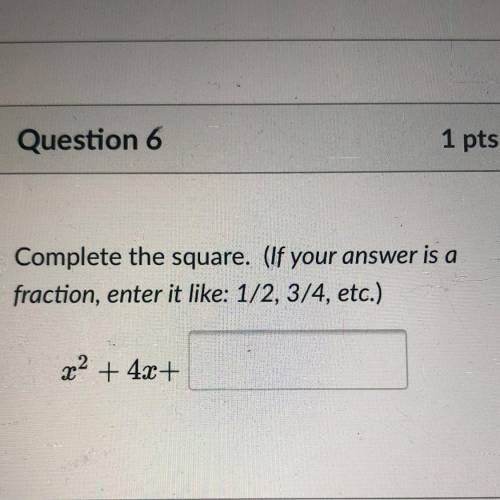Complete the square. Please help ASAP