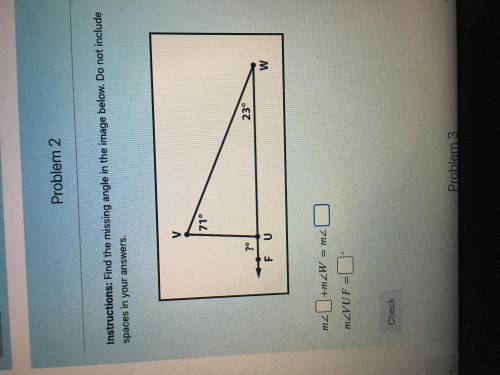 Find the missing angle in the image below