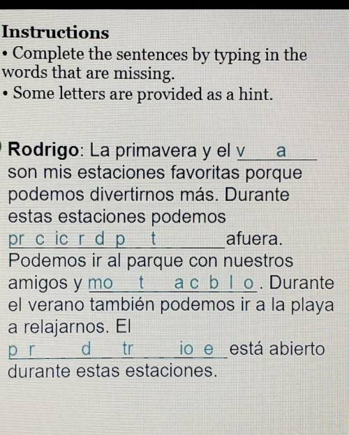 Working on it now really need help. Only if your really good at spanish.