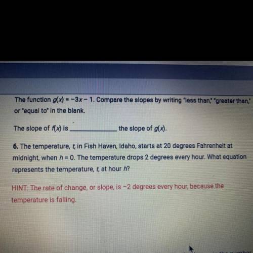 Question number 6 need help on thanks