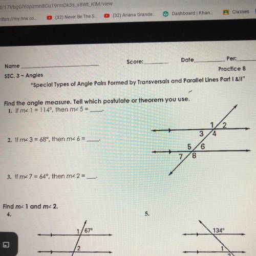 PLEASE HELP(I’ll mark your answer as the Brainiest! & 11points) can someone please do numbers 1