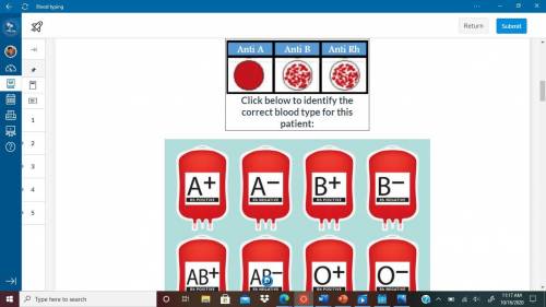 What is the difference between the one with a bunch of red dots (Anti Rh, Anti B) and the solid red