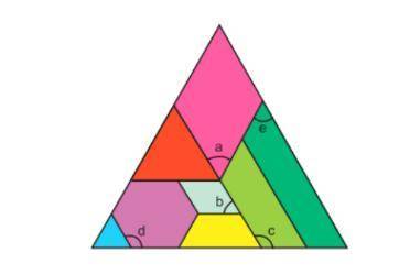 In the below figure, if all the 3 triangles, red, blue and the figure itself, are all equilateral t