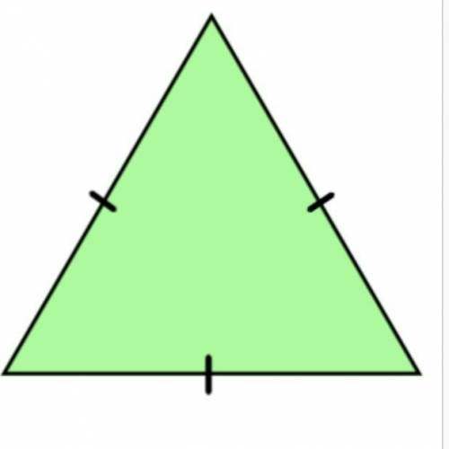 An equilateral triangle with side length 4cm is shown in the diagram, work out the area of the tria