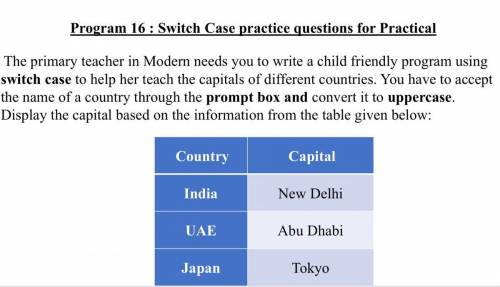 Solve this pls
Switch case program 16
