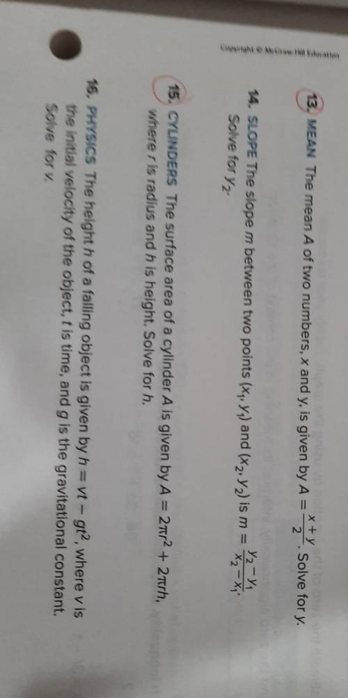 Help me with q13&15 with step by step and accurate correct answer due in 10mins