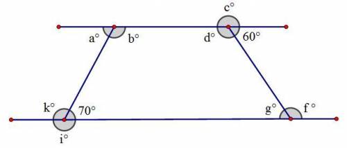 In the polygon pictured, what is the measure of angle k°?

We need more information to solve this