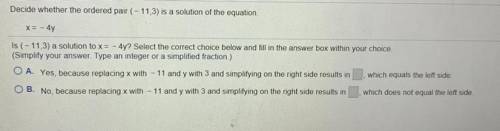 Solution of the equation