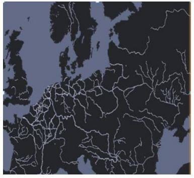 Using complete sentences, explain how canals are used in Western Europe. What are two advantages th