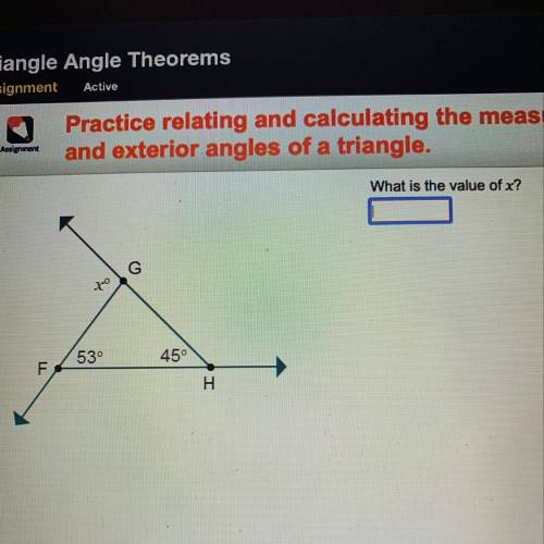 What is the value of x