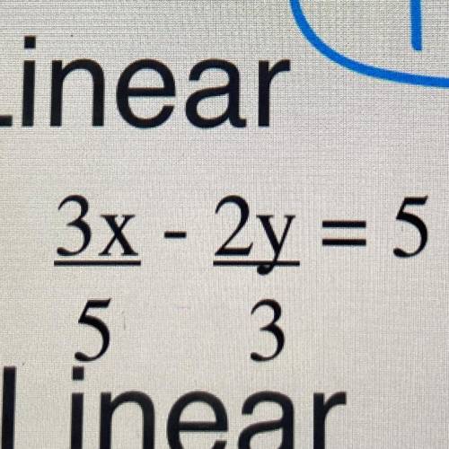 Rewriting linear equation in standard form (Ax+By=C)