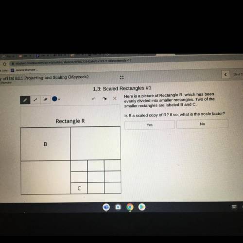 Is b a scaled copy of R ? If so, what is the scale factor?