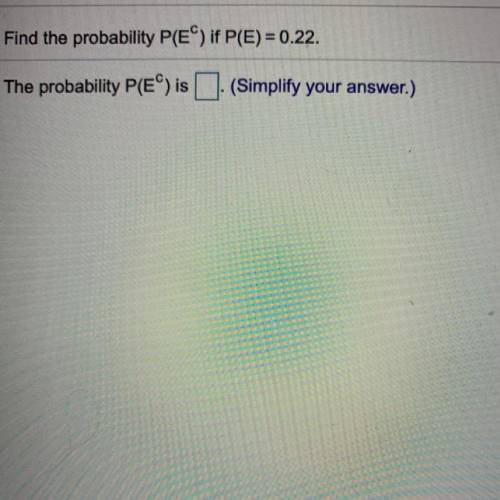 Find the probability