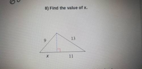 Find the value of X, please help me!!