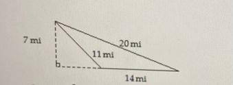 Find the area of the figure