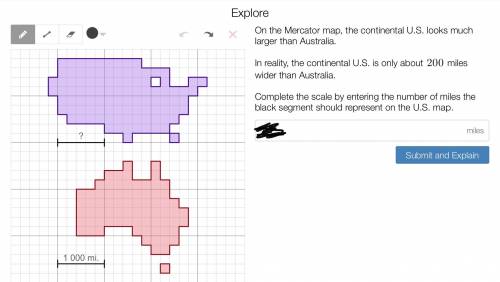 On the Mercator map, the continental U.S. looks much larger than Australia. In reality, the contine