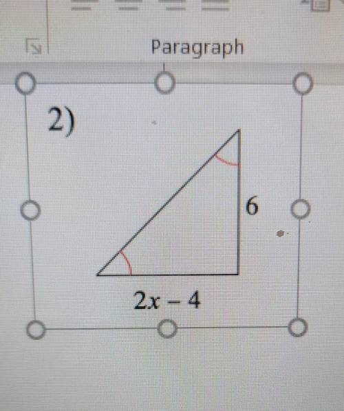 Solve for x please ...............................