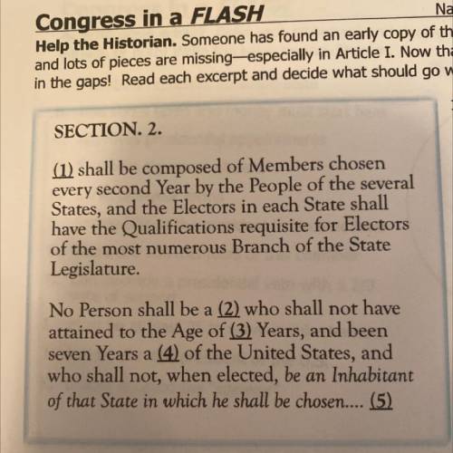 Which chamber of Congress is section 2 talking about?
