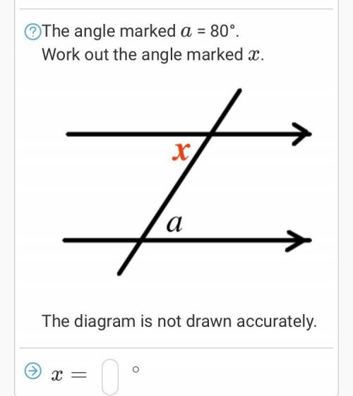 There is a picture of the maths question