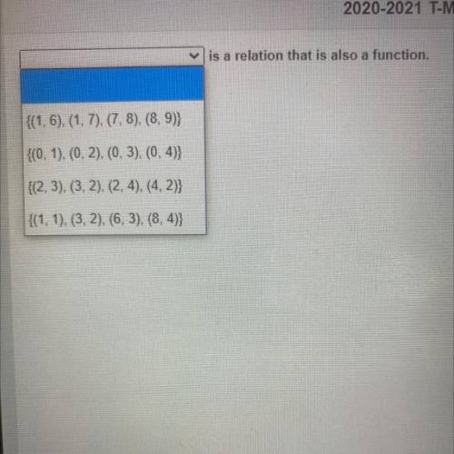 ? ... is a relation that is also a function