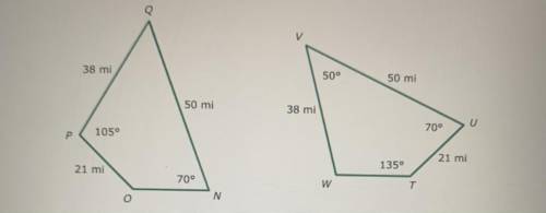 These figures are congruent. What is mO?