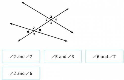 Which angles are adjacent to each other?