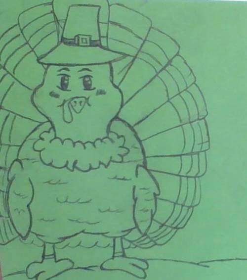 Hope you all enjoy me turkey drawing.