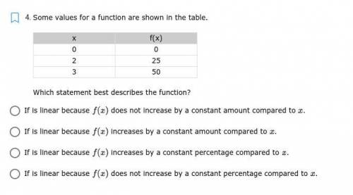 Help Please. Which statement best describes the function?