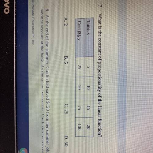 What is the constant of proportionality?