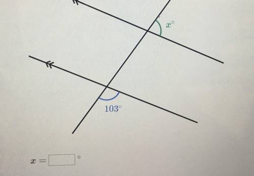 Please help- basic algebra. Find the value of x