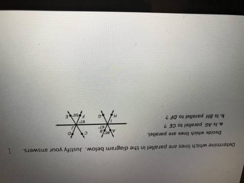 Is AG parallel to CE?