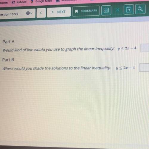 PLEASE HELP

PART A : is it solid line , dashed line or enter value
PART B : is it above the line,