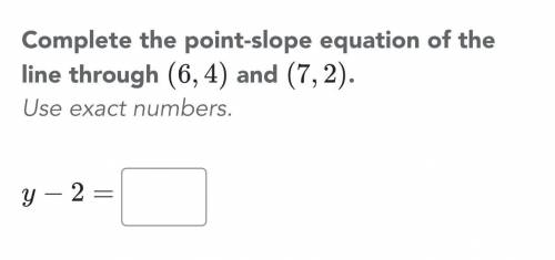 Please solve the picture below 
Complete the equation