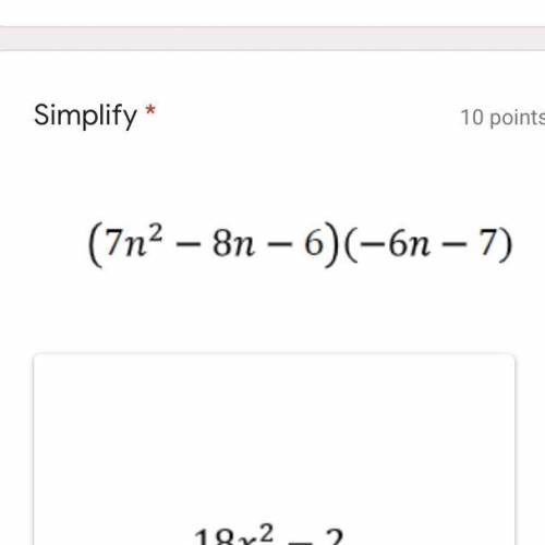 HELP PLZ can someone simplify this equation