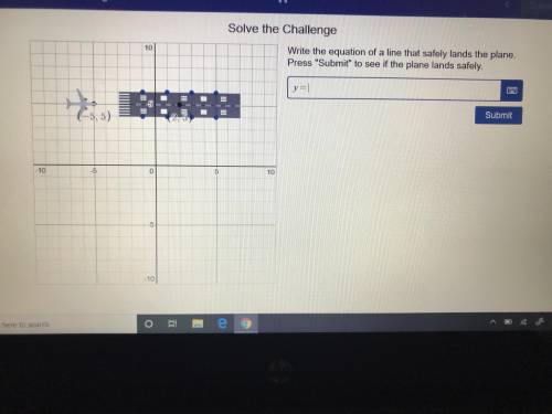 What are points (-5,5) and (2,5) in a equation