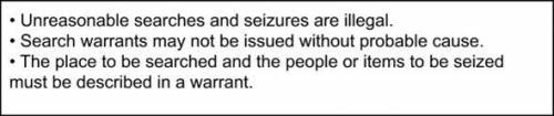 Which amendment provides for the protections described in this list?

Question 2 options:
First Am