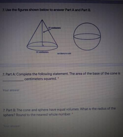 Use the figures below to answer parts A and B