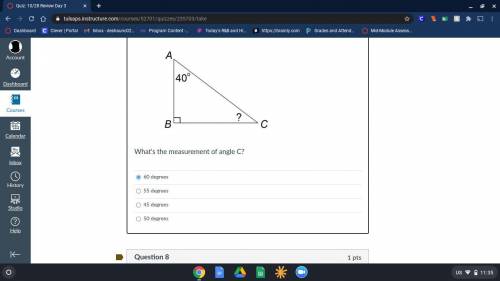 What's the measurement of angle C? SEE IF I AM CORRECT