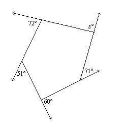Please help I have been on this for hours :)

Find z
(Find the measure of the exterior angle of th