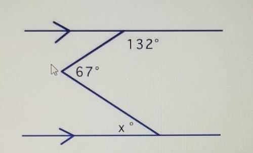 What is the value of x in this diagram?