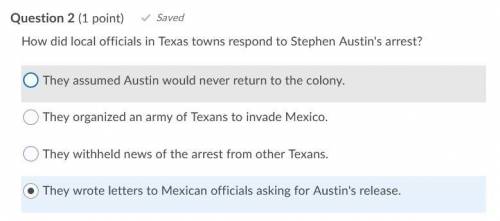How did local officials in texas towns respond to Stephen Austins arrest