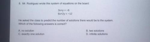 Does anyone know the answer to this question