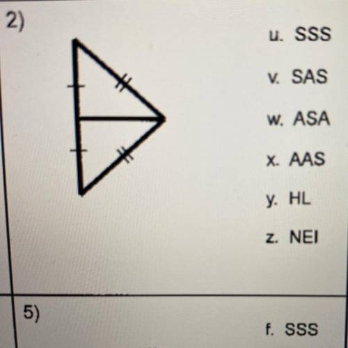 What’s the triangle congruence shortcut