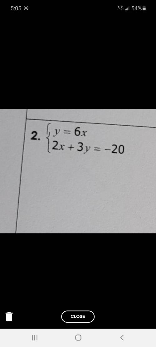 I need help with this problem.

please help
Directions: Solve each system by substitution.