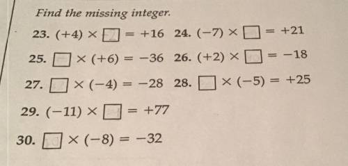 (GRD7MATH) MULTIPLYING INTEGERS!!!

Can somebody plz answer all the questions correct and (only if