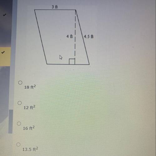 Find the area of the parallelogram.