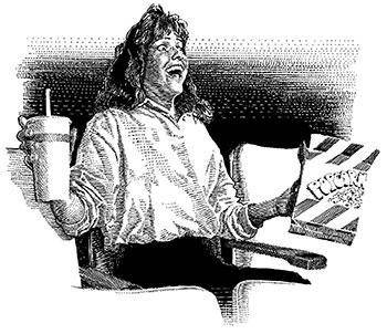 Read and choose the correct words for the blank that match the image.

A lady holding a soft drink