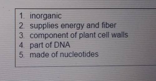 Which set of characteristics below describes a carbohydrate?