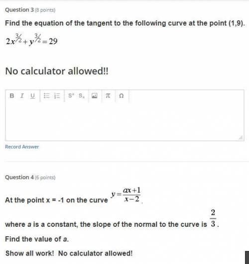 Please help, this chapter was on derivatives...